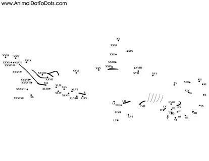 Hammerhead Shark dot-to-dot